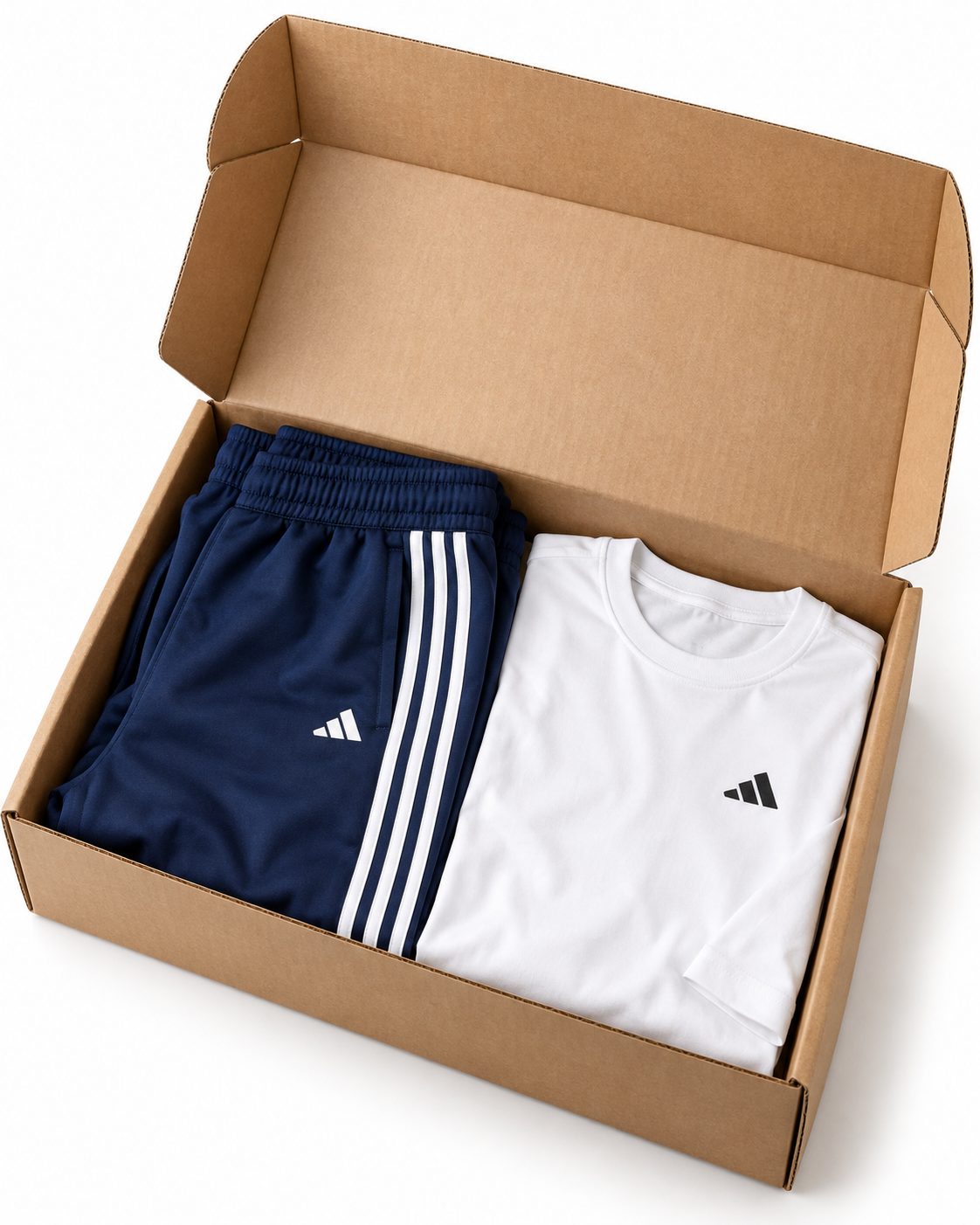 Box z setem Adidas: spodnie i koszulka